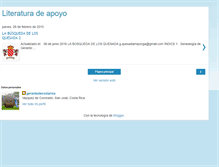 Tablet Screenshot of literaturapoyo.blogspot.com