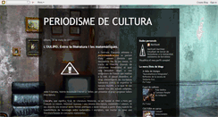 Desktop Screenshot of periodismedecultura.blogspot.com