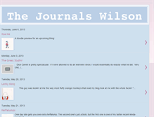 Tablet Screenshot of journalswilson.blogspot.com