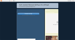 Desktop Screenshot of godsanointedtabernacle.blogspot.com