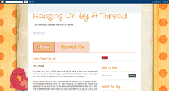 Desktop Screenshot of k-hangingonbyathread.blogspot.com