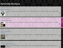 Tablet Screenshot of karamelleboutique.blogspot.com