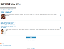 Tablet Screenshot of delhi-hot-sexy-girls.blogspot.com