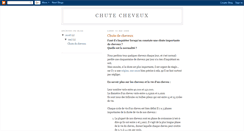 Desktop Screenshot of chutedescheveux.blogspot.com