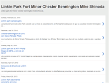 Tablet Screenshot of linkinpark-fortminor.blogspot.com