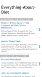 Mobile Screenshot of everything-about-diets.blogspot.com