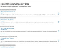 Tablet Screenshot of newhorizonsgenealogy.blogspot.com