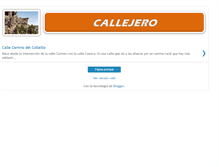 Tablet Screenshot of callejeroarcosdelasierra11.blogspot.com