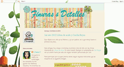 Desktop Screenshot of finurasydetalles.blogspot.com