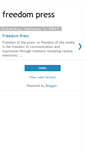 Mobile Screenshot of freedompress.blogspot.com