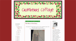 Desktop Screenshot of cranberrycottage.blogspot.com