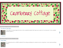 Tablet Screenshot of cranberrycottage.blogspot.com