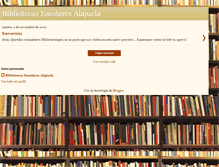 Tablet Screenshot of bibliotecasescolaresalajuela.blogspot.com