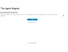 Tablet Screenshot of agentmagnet.blogspot.com