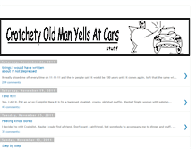 Tablet Screenshot of crotchety-old-man-yells-at-cars.blogspot.com