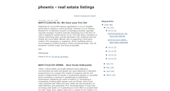 Desktop Screenshot of phoenix-realestatelistings.blogspot.com