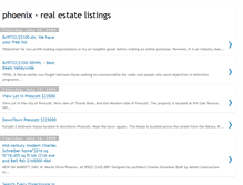 Tablet Screenshot of phoenix-realestatelistings.blogspot.com