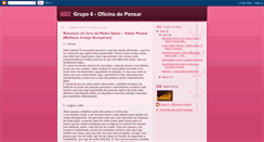 Desktop Screenshot of grupo6ofpensarprim2008.blogspot.com