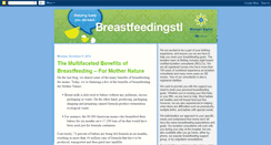 Desktop Screenshot of breastfeedingstl.blogspot.com