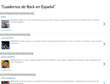 Tablet Screenshot of cuadernosderock.blogspot.com
