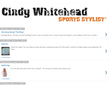 Tablet Screenshot of cindywhitehead.blogspot.com