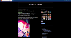 Desktop Screenshot of detroitgrime.blogspot.com