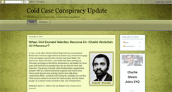 Desktop Screenshot of coldcaseupdate.blogspot.com