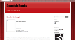 Desktop Screenshot of daanishbooks.blogspot.com