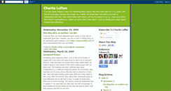 Desktop Screenshot of charlieloften.blogspot.com