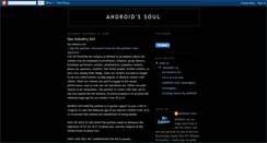 Desktop Screenshot of androidssoul.blogspot.com