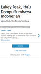 Mobile Screenshot of lakeypeak.blogspot.com
