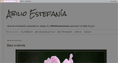 Desktop Screenshot of abilioestefania.blogspot.com
