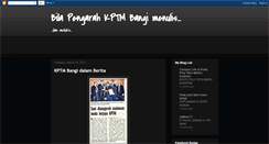 Desktop Screenshot of kptmbangi2u.blogspot.com