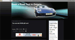 Desktop Screenshot of bookroadtest.blogspot.com