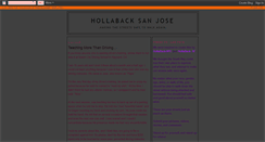 Desktop Screenshot of hollaback-sj.blogspot.com