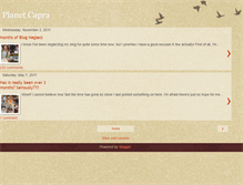 Tablet Screenshot of planetcapra-tricia.blogspot.com