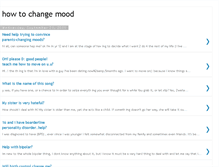 Tablet Screenshot of howtochangemood.blogspot.com