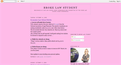 Desktop Screenshot of brokelawstudent.blogspot.com