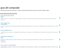 Tablet Screenshot of guiadelcomprador.blogspot.com