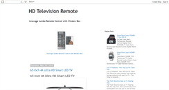 Desktop Screenshot of hdtelevisionremote.blogspot.com