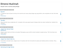 Tablet Screenshot of dimensimuslimah.blogspot.com