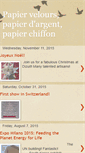 Mobile Screenshot of papier-velours.blogspot.com