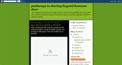 Desktop Screenshot of pathwaystodestinybeyondheavensdoor.blogspot.com