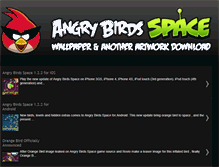 Tablet Screenshot of angry-birds-space-wallpaper.blogspot.com