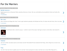 Tablet Screenshot of forthewarriors.blogspot.com