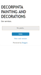 Mobile Screenshot of decorpintaservicos-eng.blogspot.com