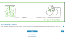Tablet Screenshot of biggirlssmallkitchenrecipes.blogspot.com