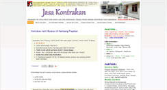 Desktop Screenshot of jasakontrakan.blogspot.com