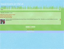 Tablet Screenshot of imanicentre.blogspot.com