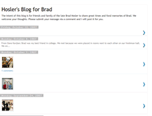 Tablet Screenshot of blogforbrad.blogspot.com